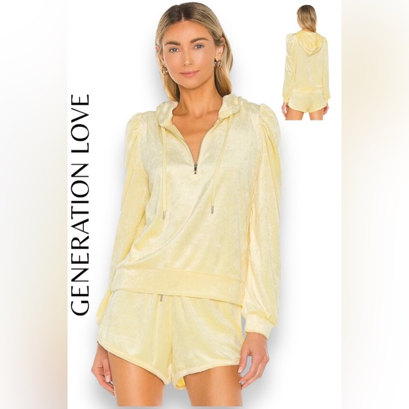 Generation Love Tops - NWT REVOLVE GENERATION LOVE
Primrose Hoodie - Yellow 🔥
